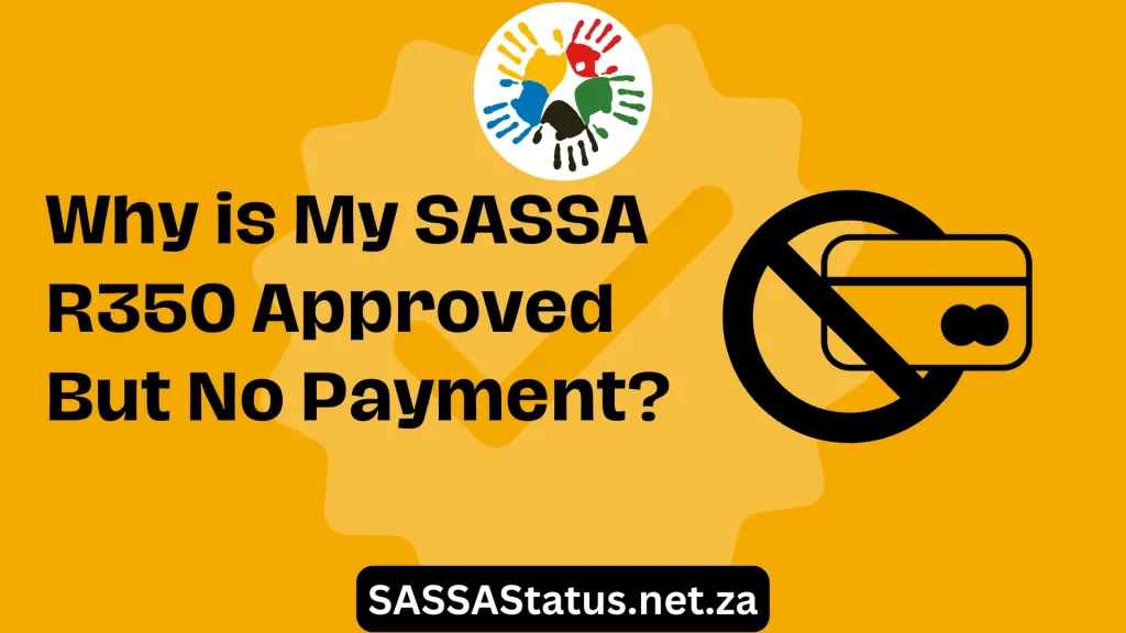 Why is My SASSA R350 Approved But No Payment